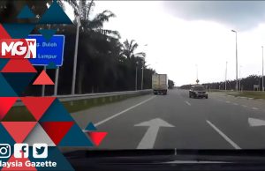 The police are hunting for the driver who drove against traffic at Jalan Bukit Rotan, Kuala Selangor. The video footage of the incident has gone viral recently.