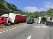 Sembilan kenderaan terlibat kemalangan, Lebuhraya KL-Karak sesak