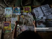 school textbooks damaged in floods
