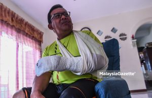 Hampir hilang nyawa gara-gara jalan berlubang di Jalan Kinabalu