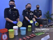 Rumah teres dijadikan makmal proses dadah, 15 ahli sindiket ditahan