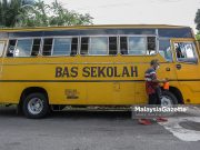 Pengusaha bas sekolah tenat, kurang 30 peratus kembali beroperasi