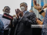 Zahid Diiring Penyokong ke Mahkamah Kuala Lumpur
