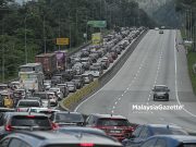 Plaza Tol Gombak sesak teruk, TBS pula dipenuhi orang ramai