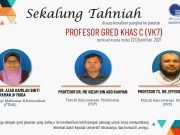 Tiga lagi tenaga akademik UTeM bergelar profesor