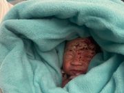 Bayi baru lahir ditemui dalam tong sampah pesawat