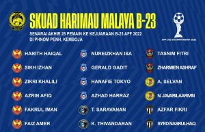 Covid-19: Shafi ganti Fahmi di AFF B23