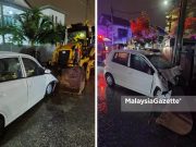 Warga emas maut rempuh mesin jengkaut senior citizen rammed into excavator fatal accident died Kuantan Indera Mahkota