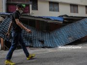 Keadaan Bumbung Ranap di Rumah Pangsa Taman Melati