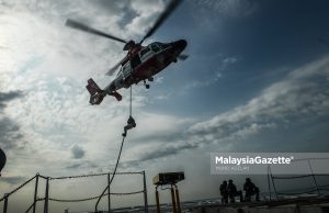 Helikopter Maritim Malaysia terhempas, 4 penumpang selamat