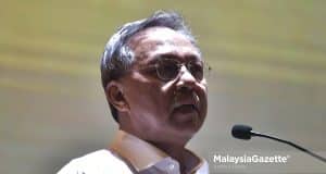 UMNO candidates Johor state election Caretaker Menteri Besar Johor, Datuk Hasni Mohammad. PIX: FAREEZ FADZIL / MalaysiaGazette / 28 FEBRUARY 2022.