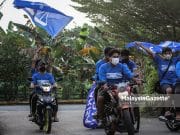 Anak Muda Konvoi Motosikal Kibar Bendera BN #PRNJohor