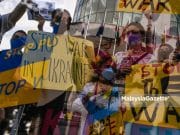Himpunan Aman Anti Peperangan “Unite for Ukraine” #StopPutinStopWar