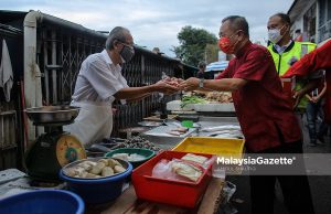 Lawatan Mesra Ketua Polis Daerah Sentul di Pasar Pagi