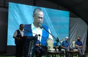 Zahid sumpah laknat: Takkan yang jumpa saya itu hantu, kata Muhyiddin Muhyiddin ketika berucap dalam ceramah umum di Parit Jawa, Muar sebentar tadi