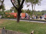 Empat pelajar perempuan USIM cedera, bas terbabas di Nilai