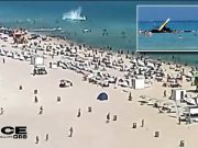 Helikopter terhempas di Pantai Miami