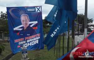 PRN Johor: Poster Abah Prihatin Demi Bangsa Johor Meriahkan Kempen PRN Johor