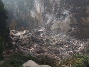 Quarry rockfall: SAR & removal of boulders halted following small rockfall quarry rockfall