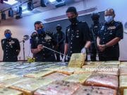 Polis serbu rumah jadi stor simpan ganja dari Thailand