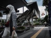 Kesan Kebakaran Eskalator Stesen LRT Ampang
