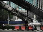 Eskalator yang terbakar bukan seliaan Rapid Rail