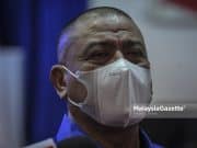 PRU15: Saarani yakin BN akan tawan Putrajaya Menteri Besar Perak, Datuk Seri Saarani Mohamad bercakap kepada media mengenai kemenang Barisan Nasional dalam Pilihan Raya Negeri (PRN) Johor di Kompleks Seri Pekembar, Pagoh, Johor. Foto HAZROL ZAINAL, 12 MAC 2022.