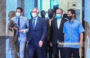 Najib Razak di Istana Kehakiman