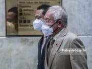 Former Prime Minister, Datuk Seri Najib Tun Razak arrives at the Palace of Justice, Putrajaya for the appeal of his SRC International Sdn Bhd misappropriation trial. PIX: MOHD ADZLAN / MalaysiaGazette / 16 MARCH 2022 adduce fresh evidence Zeti Aziz
