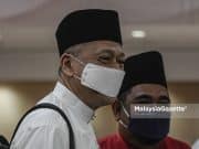 Ismail Sabri daripada UMNO, buat apa mahu PRU awal – Nazri Ahli Parlimen Padang Rengas, Datuk Seri Mohamed Nazri Abdul Aziz hadir pada Sesi Perbahasan Ucapan Dasar Presiden UMNO sempena Perhimpunan Agung UMNO 2021 di Pusat Dagangan Dunia Kuala Lumpur (WTCKL). Foto AFFAN FAUZI, 18 MAC 2022.