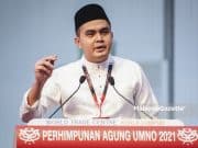 UMNO perlu ‘total reset’, ini kesalahan presiden hingga bawahan – Akmal Saleh Wakil pembahas Pergerakan Pemuda UMNO, Dr. Muhammad Akmal Saleh berucap pada Sesi Perbahasan Ucapan Dasar Presiden UMNO sempena Perhimpunan Agung UMNO 2021 (PAU 2021) di Pusat Dagangan Dunia Kuala Lumpur (WTCKL). Foto MALAYSIA GAZETTE, 19 MAC 2022.