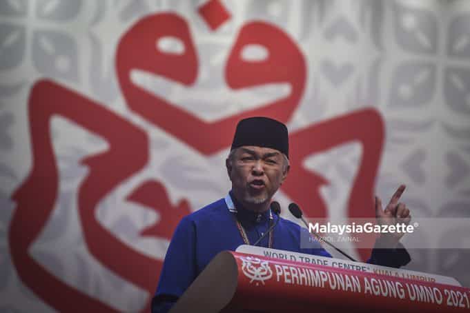 Ahmad Zahid Hamidi UMNO Anti-Party Hopping Bill law Cabinet PM Ismail Sabri