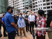 Reezal Merican Lawat Pembinaan Rumah Aspire Residence
