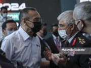 Hishammuddin Hussein di Majlis Penutup DSA dan NATSEC Asia 2022