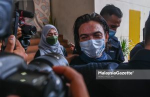 Former nasyid singer and composer, Yassin Sulaiman pleads not guilty at the Petaling Jaya Sessions Court to growing 17 cannabis plants in his house in Kota Damansara. PIX: MOHD ADZLAN /MalaysiaGazette / 31 MARCH 2022. cannabis drug trafficking