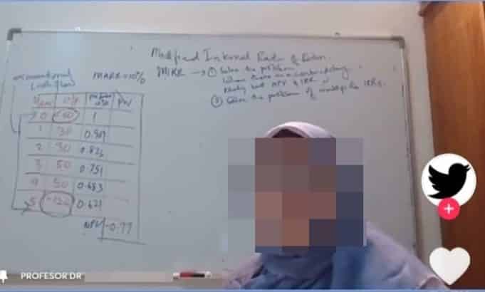 Professor Dr Roshana Takim UiTM lecturer Prof insults B40 student