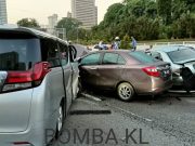 Lelaki maut dalam nahas libat tiga kenderaaan