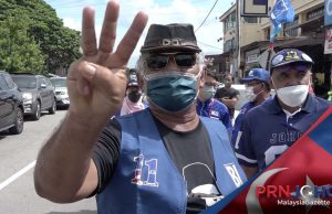PRN Johor : Pengundi Gigih Kempen Undi Calon No 3 BN Bukit Naning