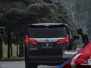 Pelantikan MB Johor : Hasni Tiba Di Istana Bukit Serene