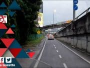 Pemandu Honda guna laluan motosikal ditahan