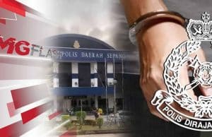 IPD Sepang Terbakar Polis Rakam Keterangan Suspek Pukul Penunggang Basikal #MGFlash
