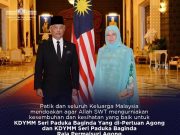 Perdana Menteri doakan kesembuhan Agong, Raja Permaisuri