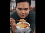 Oatmeal berlauk resepi pertama Khairul Aming untuk 30 hari Ramadan Khairul aming