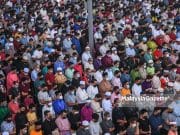 Suasana Solat Jumaat Rapat Saf Tanpa Penjarakan Fizikal #Endemik
