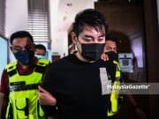 Businessman, Datuk Seri Nicky Liow Soon Hee pleads not guilty to 26 counts of money-laundering charges amounting to RM36 million at the Shah Alam Sessions Court, Selangor. PIX: MOHD ADZLAN / MalaysiaGazette / 12 APRIL 2022.