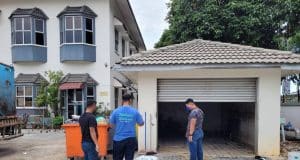 The dead body of a four-month-old baby was found in the garbage disposal area of a Condominum at Bandar Baru Klang yesterday. PIX: Courtesy of Klang Utara IPD