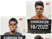 Tiga penyamun kedai serbaneka dicekup polis