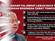 Kadar Tol Empat Lebuh Raya Kekal. Anwar Sahut Cabaran Debat Najib #MGFlash