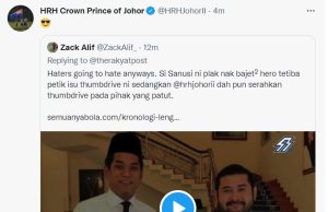 TMJ balas emoji tenang isu pendrive diungkit semula MB Kedah