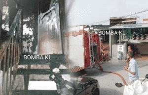 Rumah dua tingkat musnah terbakar